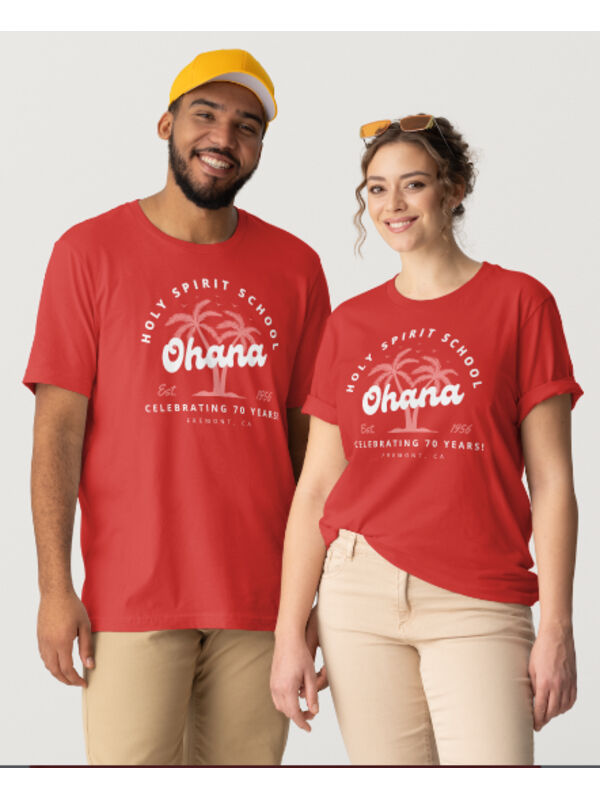 Holy Spirit 70 Year Celebration Tee - Adult unisex Thumbnail